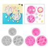 Seashell Conch Starfish Coral Baking Molds for DIY Cake Cupcake Decoration 3 PCS Marine Theme Cake Fondant Silicone Mold