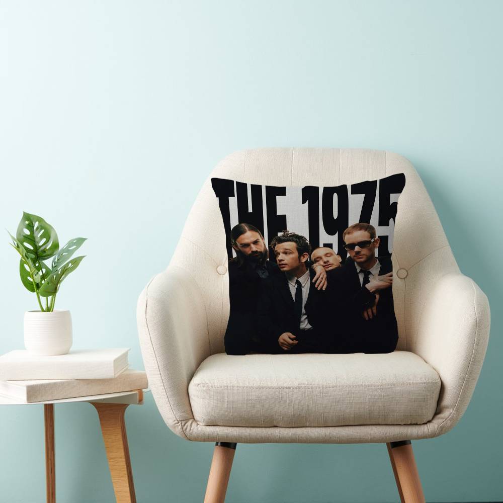 Подушка с изображением рок-группы The 1975 чехол для подушки мультяшный Подарок Подушка Декор спальни дома дивана кресла сиденья чехол для подушки