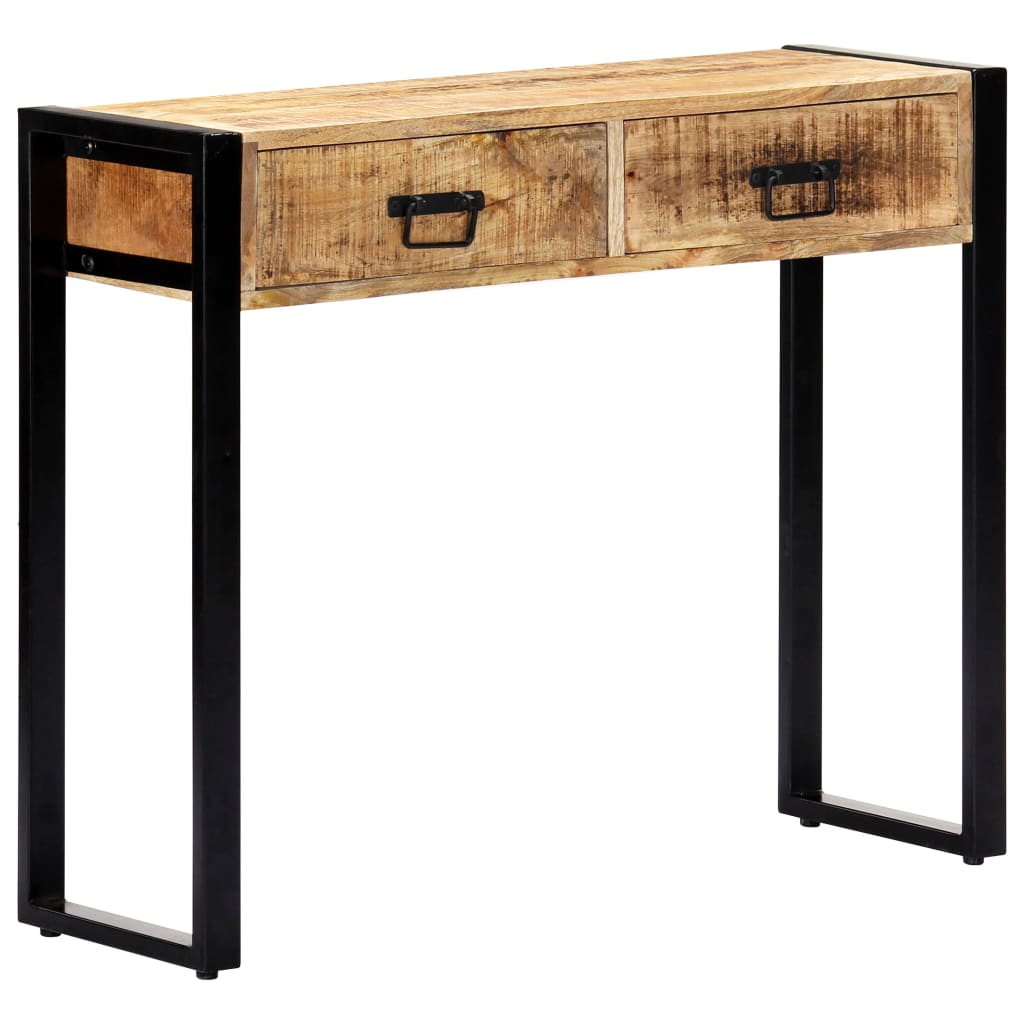 Console Table 90 x 30 x 75 cm Solid Mango Wood