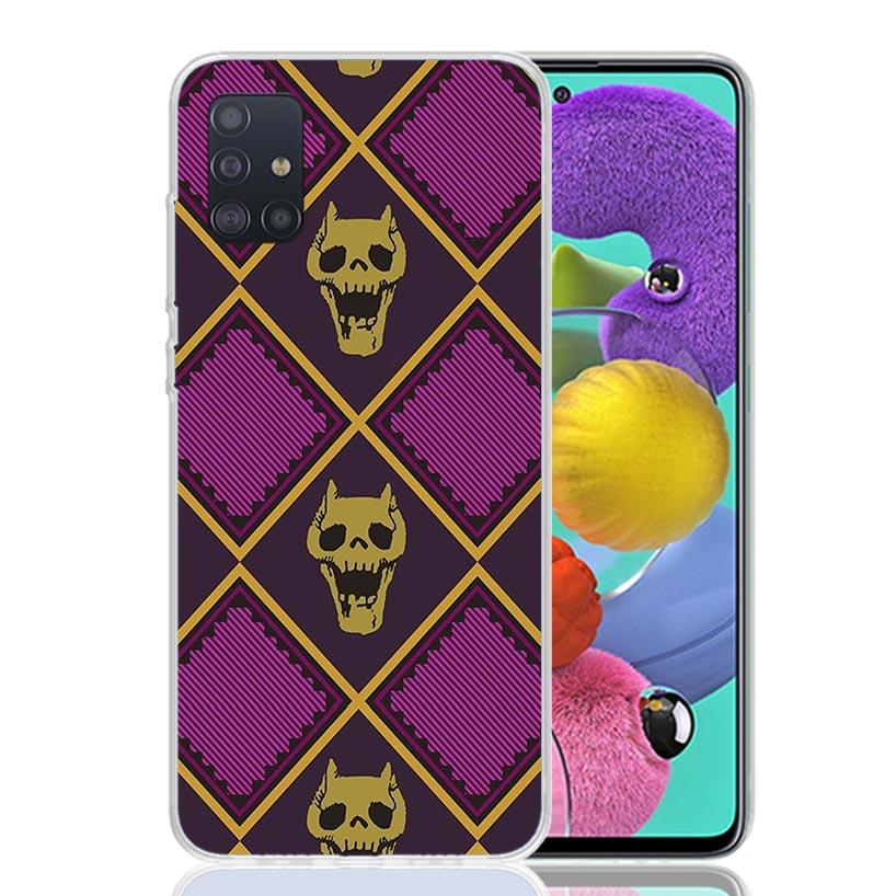 Чехол для телефона JoJo Adventure Killer Queen для Samsung Galaxy A52 A32 A22 A12 A02S A50S A30S A51 A31 AA71 Note 20 Ultra 10 S10 Plus