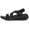 Go Walk Arch Fit Тканевые Спортивные Повседневные Пляжные Сандалии Женские сандалии Черные 140226-BBK