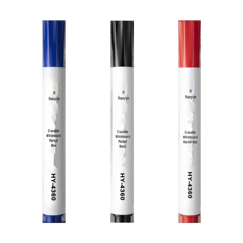 Детский черный маркер для белой доски на водной основе - легко писать и стирать