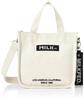 Milkfed Embroidered Bar Mini Shoulder Bag with 103213053009 Women's Strap, White,