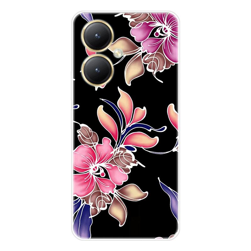 Для Vivo Y27 4G Y 27 5G чехол Мягкая силиконовая задняя крышка Чехол для телефона с рисунком из мультфильма Разнообразие