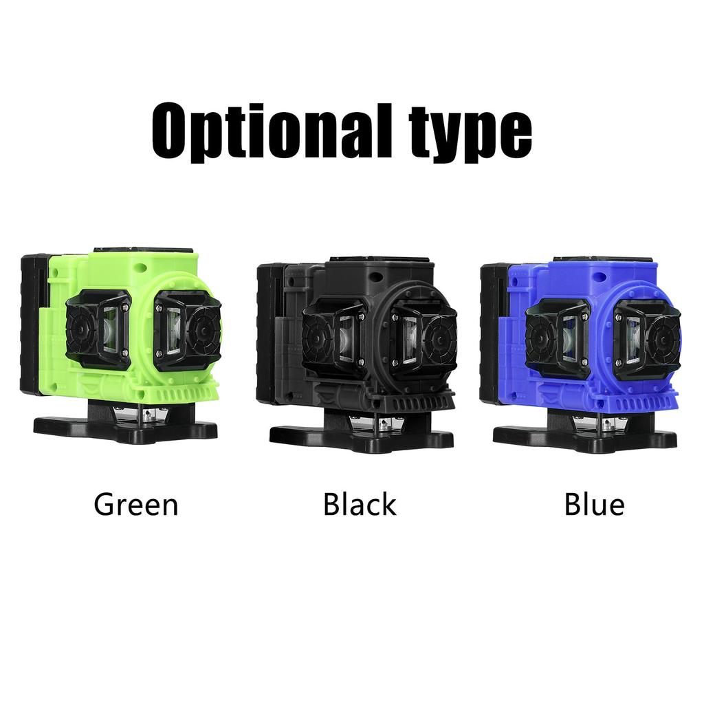 Multifunctional 12 Lines Green Light Laser Level 3 Degrees  Self-leveling Machine Rechargeable Lithium