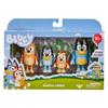 Bluey 2.5-3 Inch Poseable Figure 4-Pack with Bluey Bingo