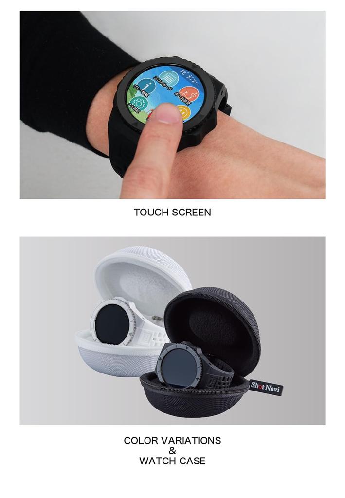 Shot Navi EXCEEDS Сенсорная панель большого цветного ЖК-дисплея Оснащен новейшим чипом GPS Сделано в Японии в отечественном сертифицированном по стандарту ISO9001 GPS-навигаторе для гольфа