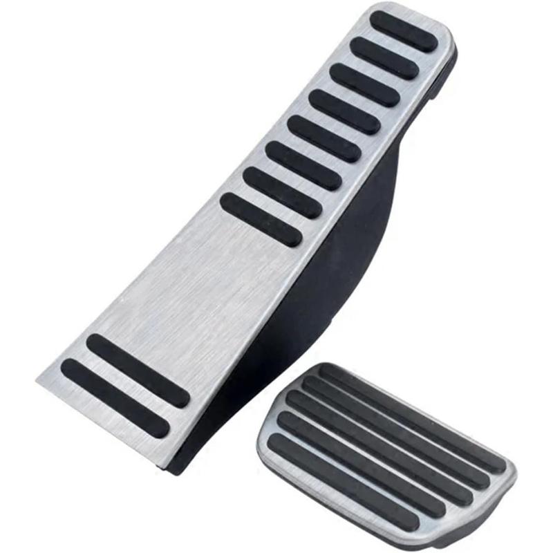 AT Gas Brake Pedal Cover For Volvo XC60 XC90 S90 V90 2018-2025 Stainless Car Footrest Pedal Accelerator Brake Pedals Cover 2pcs