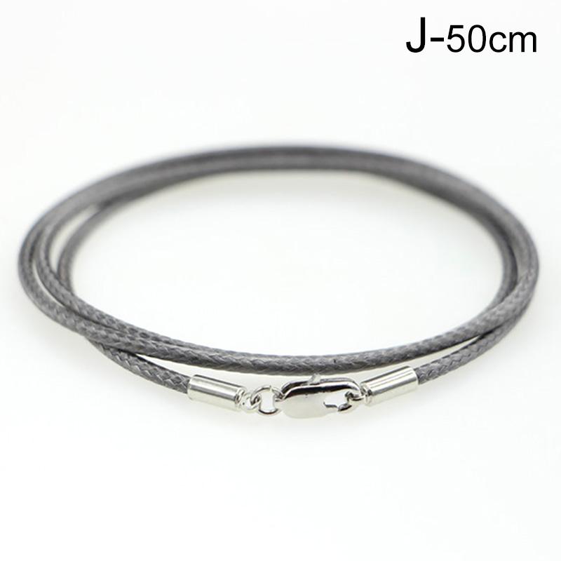 1PC Leather Cord String Rope Necklace Making Lobster Clasp Jewelry Finding DIY Accessories