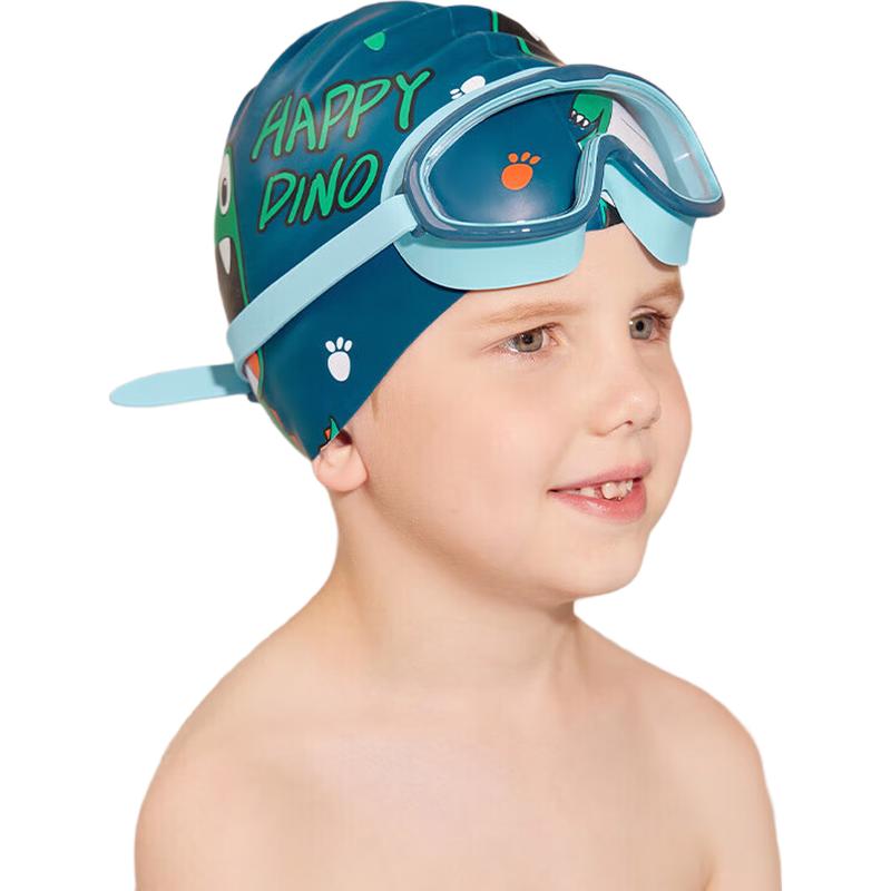 Водонепроницаемая силиконовая шапочка для плавания WATERTIME для детей
