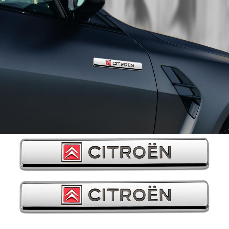 3D Metal Car Side Body Fender Knife Badge Stickers For Citroen C1 DS3 C2 C3 C4 Saxo C4L C5 C6 C8 Xsara C3-XR Picasso Berlingo akt256