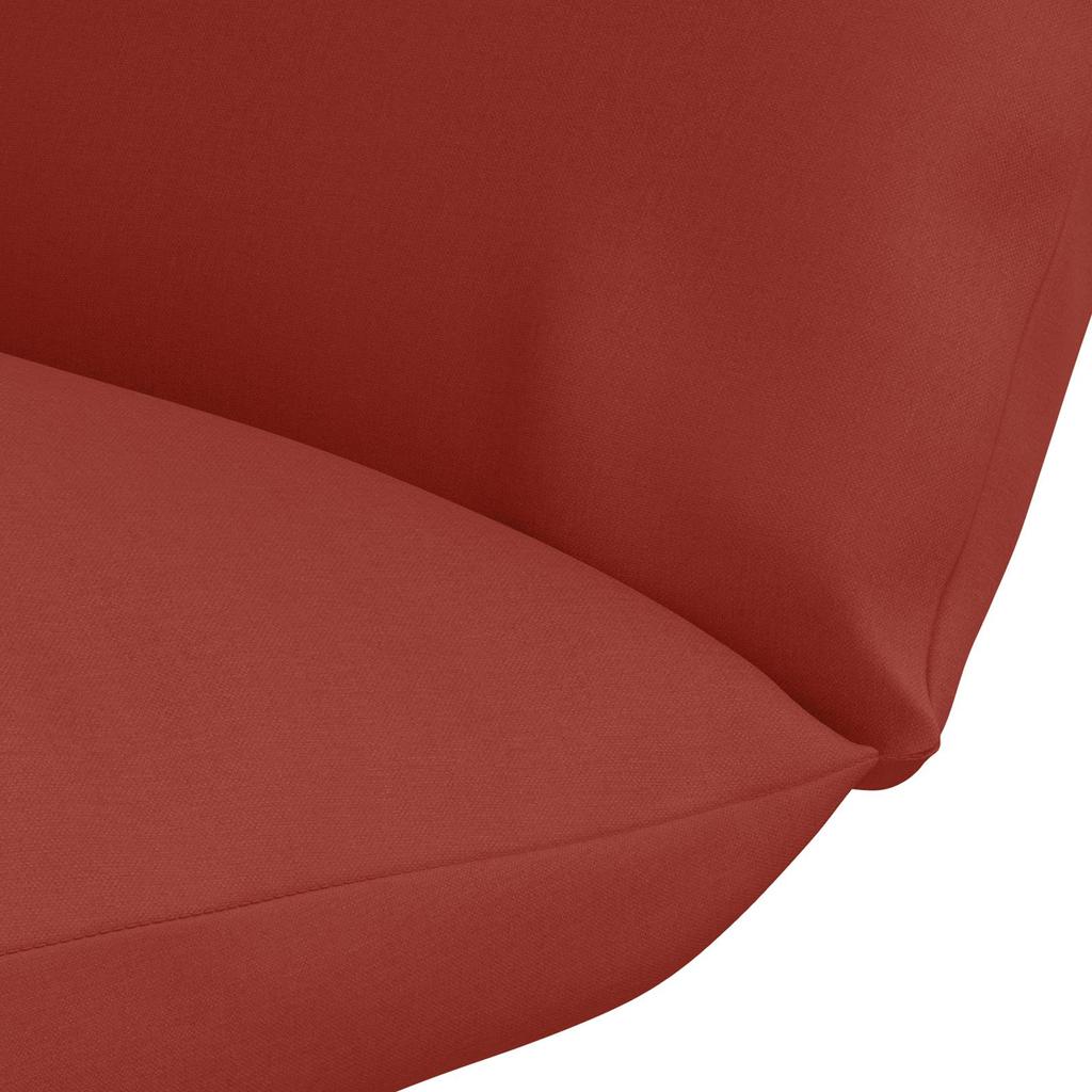 Adirondack Cushion PUTTEN 100percent Polyester Red 60 x 145 x 10 cm