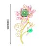 Elegant Lotus Brooch For Women Fashion Jewelry Gift Handcrafted Enamel Pin For Casual Or Formal Occasions