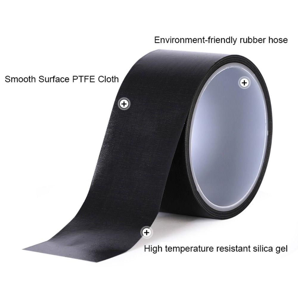 10 м/рулон толщиной 0,13 мм изоляционная ткань вакуумная упаковочная машина сварка черная лента ПТФЭ клейкая лента