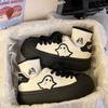 Big Head Niche Original Shell Ghost Board Shoes 2025 New Casual Ugly Cute Bread Big Head Shoes Little White Shoes Thick Sole
