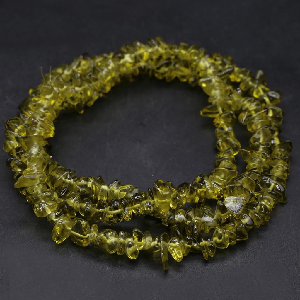 1 нить, бусины из целебного кристалла из щебня, 7 мм, натуральный камень, свободные бусины-разделители для изготовления ювелирных изделий, ожерелья, браслета, аксессуары, длина 80 см