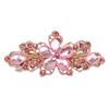 Women Fashion Flower Leaf Crystal Rhinestone Hair Barrette Clip Hairpin Jewelry