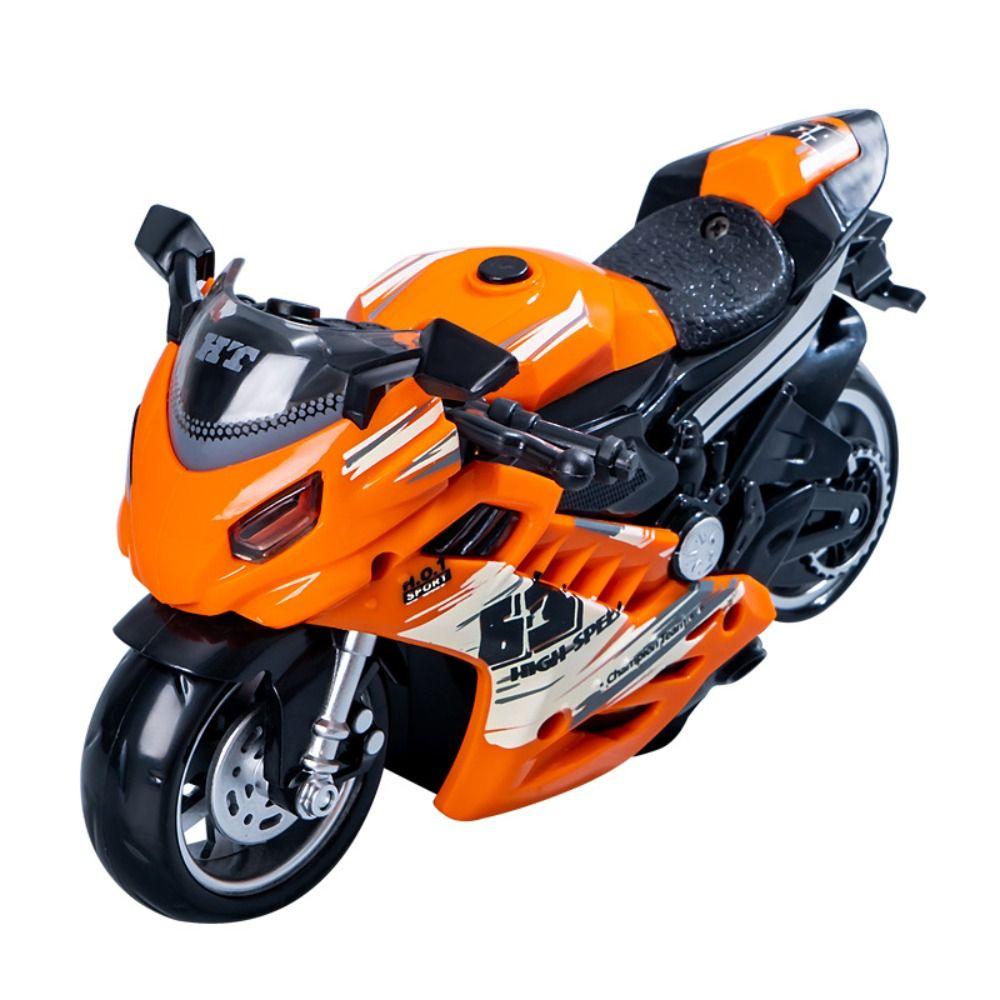 Lights Motorcycle Racing Toy Racing Car Model Mini Motorcycles Music Toy Children