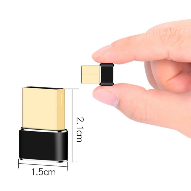 USB 2.0 USB A Папа к Type C Мама Разъем Переходник Тип USB C Стандартная Зарядка Передача Данных Аксессуары для Мобильных Телефонов