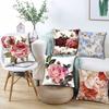 Cushion Case Pretty Breathable Lightweight Cushion Cover Soft Texture Floral Pattern Cushion Cover Cushion Slipcover for Sofa