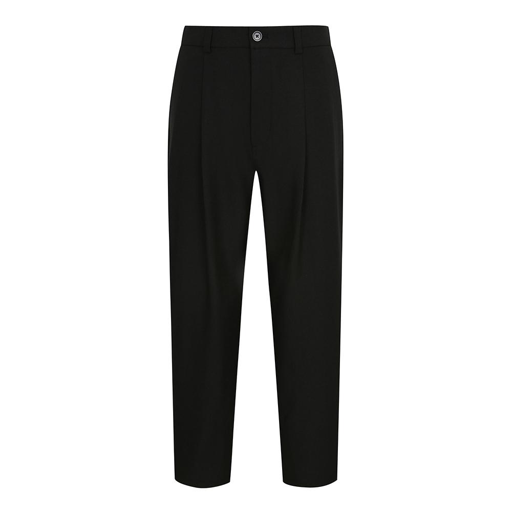 SIEG One-Pleat Balloon Pants Black (Pgfad4247)