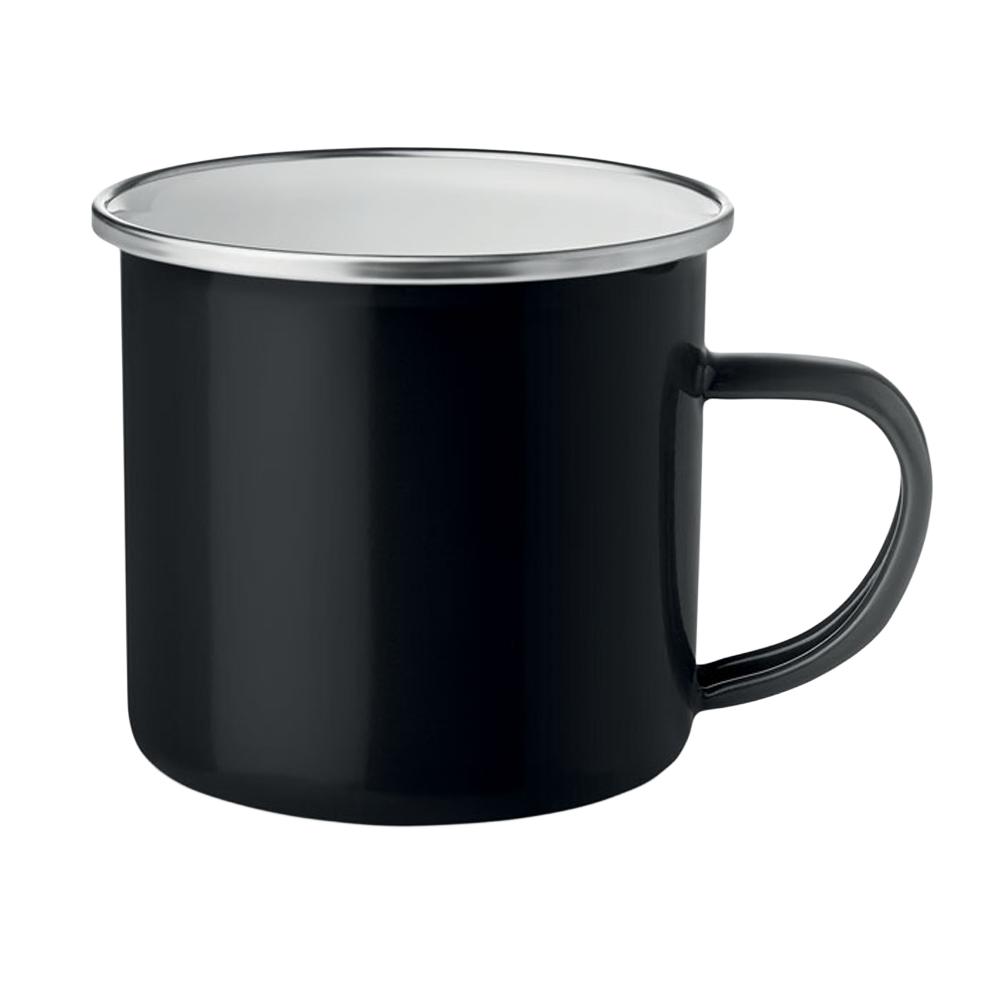 MidOcean Plateado Enamelled Metal 350ml Mug