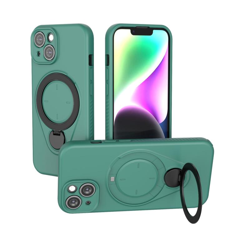 Ring Shield MagSafe TPU Phone Case with 360 Degree Rotating Holder