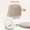 Earrings Bracelet Jewelry Packing Bag PU Leather Jewelry Holder Fashion Mini Cosmetic Bag  Travel