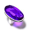 Pink Amethyst Gemstone 925 Sterling Silver Gift Jewelry Ring Size 9