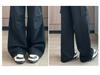 Women's High-Waisted Wide-Leg Cargo Pants with Convertible Pockets - Autumn Slimming Casual Wear