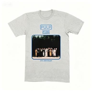 Vintage Pulp Different Class 30th Anniversary Album Graphic Tee 2026british Rock Fan Casual Cotton T Shirt