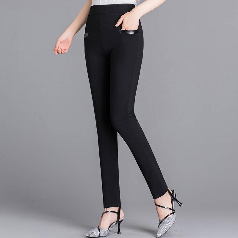 Fashionable Casual Pants for Women Wearing Summer Pants High Waisted Cropped Pants Slimming Pencil Pants