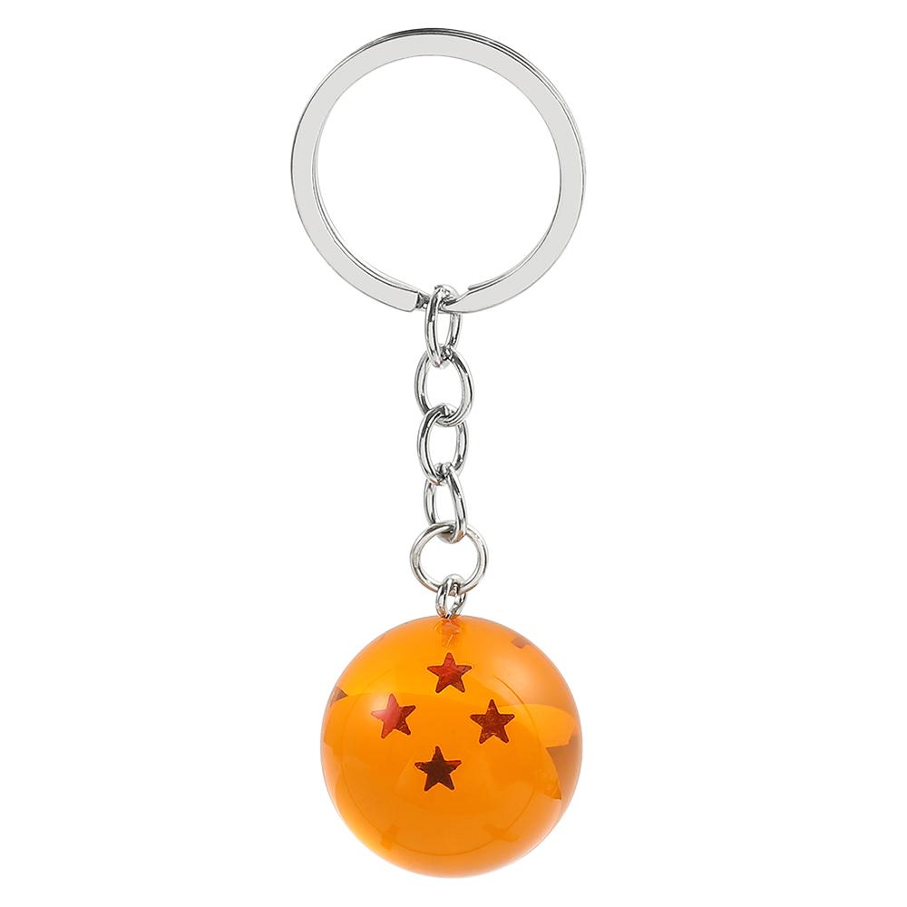 Anime Series 1-7 Stars Balls Z Stars Keychain Figures Toys Pendant Car Keyring Party Gifts Cosplay Props Accessories