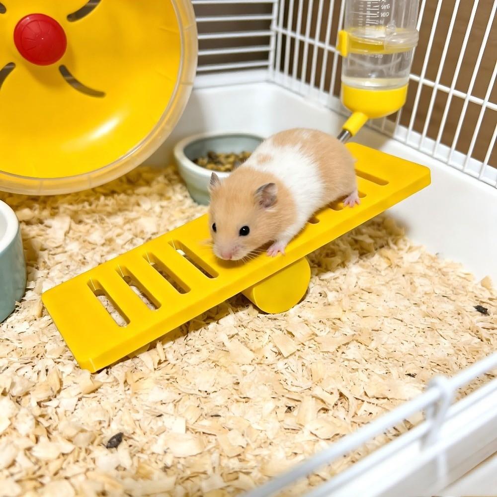 Plastic Small Animal Toys Colorful Rodents Seesaw Pet Exercise Toy Pet Cage Toy  Cage Environment