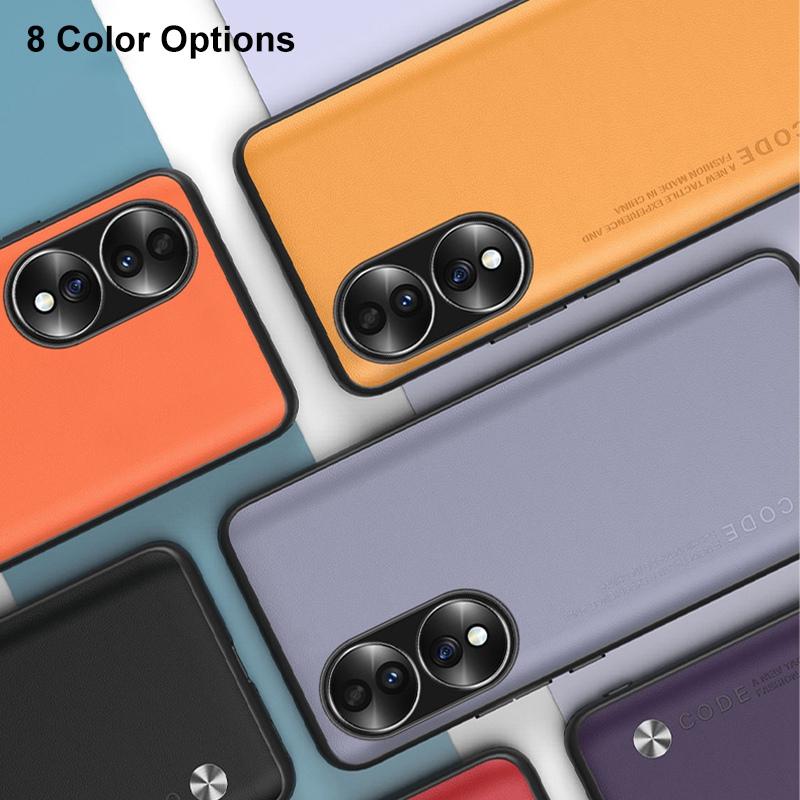 Роскошный чехол из искусственной кожи для Honor 70 80 Pro, деловой силиконовый противоударный защитный чехол для телефона Honor 50 Lite 50 60 Pro