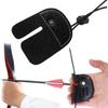 Archery Finger Protector Archery Finger Tab Shooting Practice Gear Double Layer for Recurve Bows Hunting
