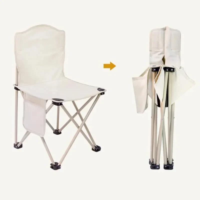 Портативный складной стул для улицы, складной автомобильный стул для улицы, легкий подшипник, сильный комфорт при езде