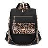 able Multi- Leopard Backpacks for Women High Quality Tassel Backpack Lightweight Commute Nylon Travel Bag