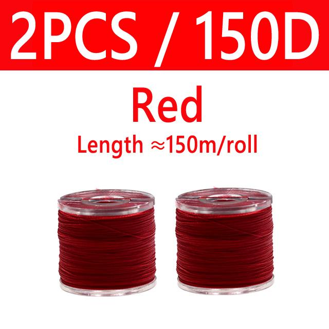 120D 150D 150 м сверхмощный медленный крючок для отсадки, нить для связывания, УФ-светящаяся леска для рыболовной приманки для морской воды, привязка к крючку