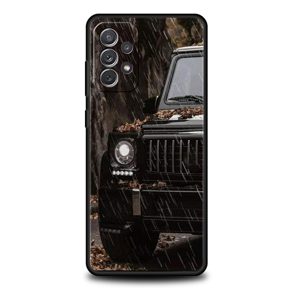Male Men Brand SUV Sports Cars Phone Case for Samsung Galaxy A55 A35 A15 A14 A25 A54 A51 A71 A72 A73 A32 A52 A52S A41 5G Shell