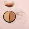 Two-Tone Contouring Shadow Face Illuminating Makeup Palette Long Lasting Shimmer Contour Palette Cruelty-Free Waterproof Shadow Palette