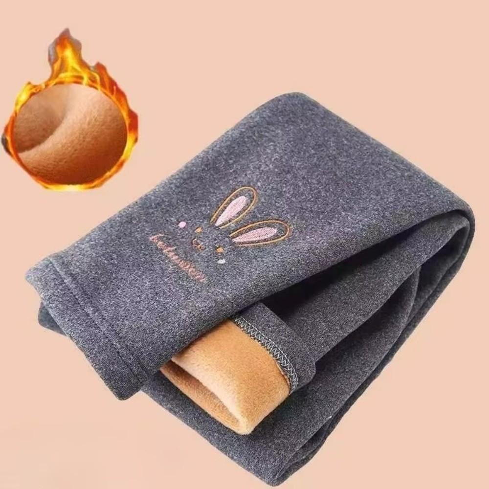 Cashmere-Style Cartoon Leggings Soft Warm Winter Leggings Fashion Kids Leggings For Baby Girl Kids