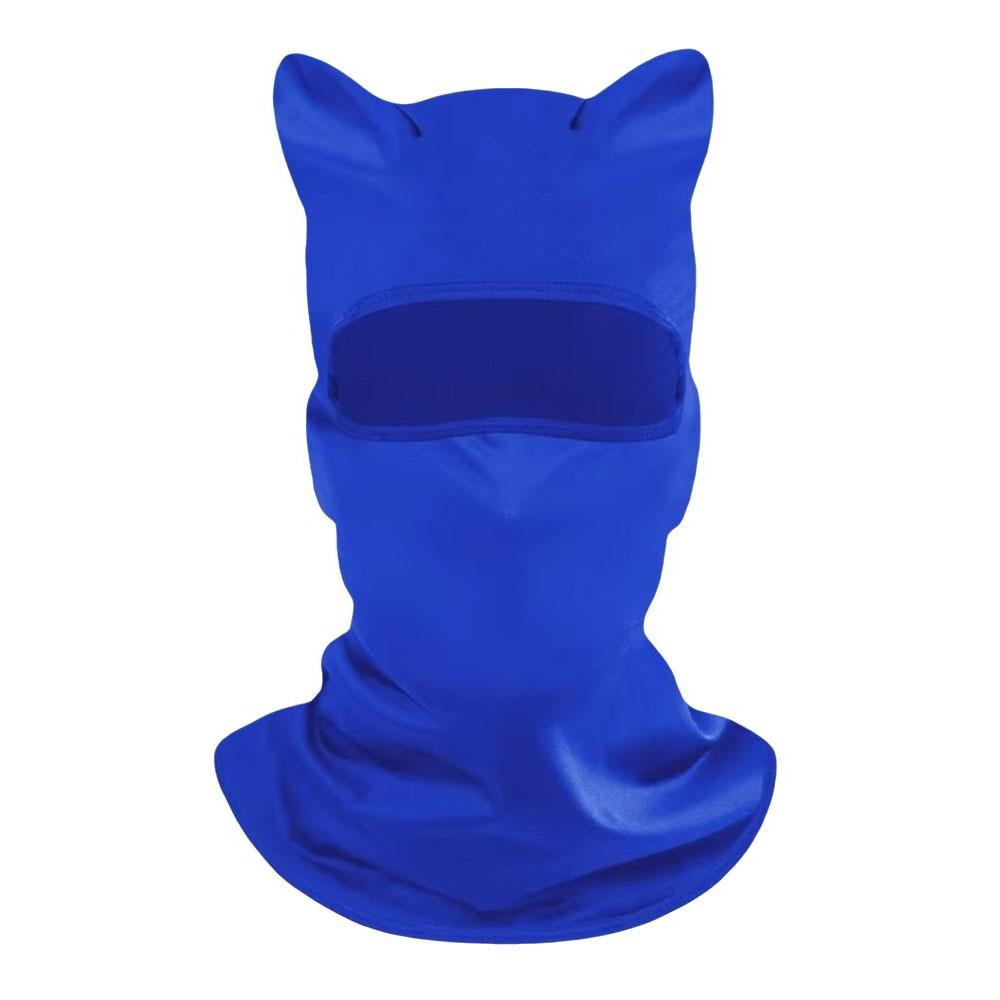 Sun Protector Cat Ear Face Mask Soft Neck Gaiter Fashion Sunscreen Masque Summer