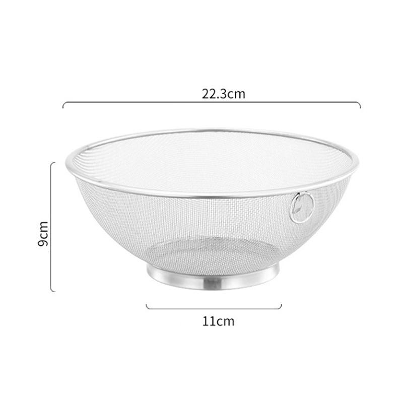 Сито для муки из нержавеющей стали, дуршлаг, сливная корзина, фильтр, сито для сока