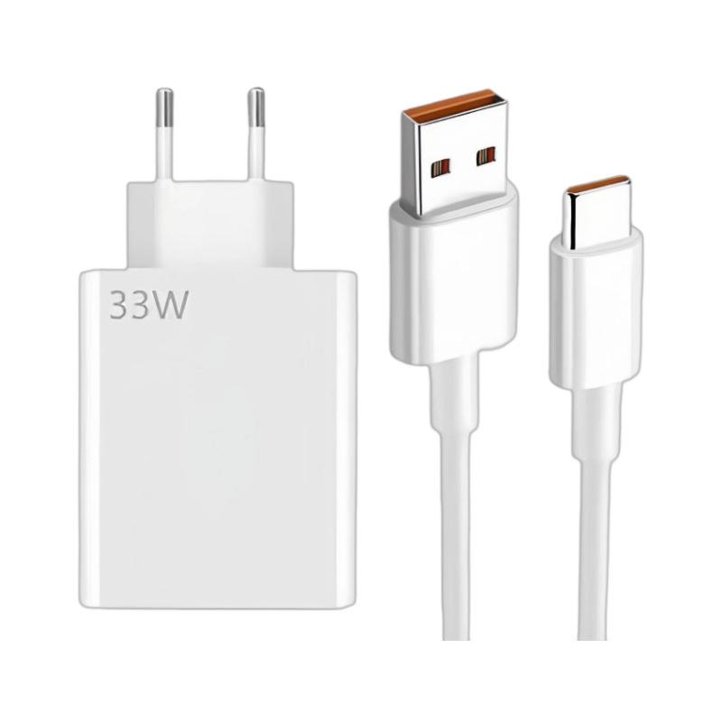 Быстрое зарядное устройство EU Standard 33W/55W/67W для Xiaomi 10s/11 - Мобильное зарядное устройство с поддержкой Quick Charge