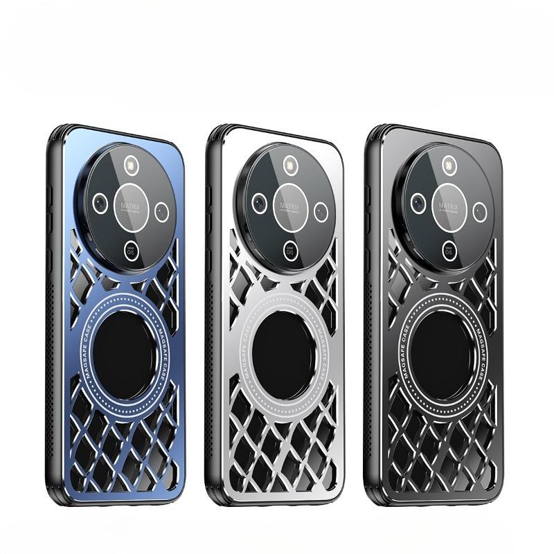 Чехол из алюминиевого сплава с магнитным креплением для отвода тепла Honor X9D для Honor Magic 8 Lite, беспроводная зарядка, защитная пленка для объектива, противоударный чехол для X70 X9D