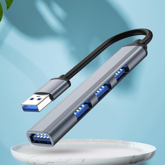 USB-расширитель премиум-класса на 4 порта Ультратонкий Plug Play