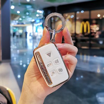 Модный чехол для ключей из ТПУ для Land Rover Range Rover Sport Discovery 3 4 Elander 2 Evoque, аксессуары, держатель, брелок в виде ракушки