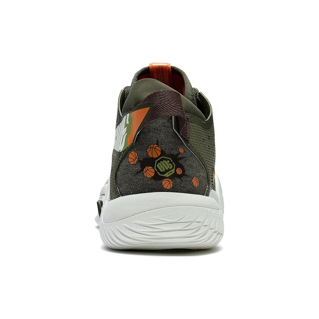 Баскетбольные кроссовки Li Ning Reversal 2 Low, удобные, универсальные, амортизирующие, нескользящие, износостойкие, низкие, мужские, зеленые ABFS003-12