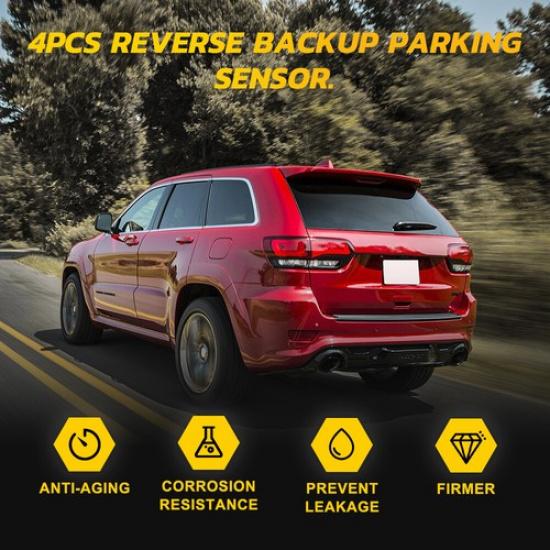 2x Rear Backup Parking Assist Sensor for Chrysler Dodge Jeep Ram 1500 1EW63TZZAA